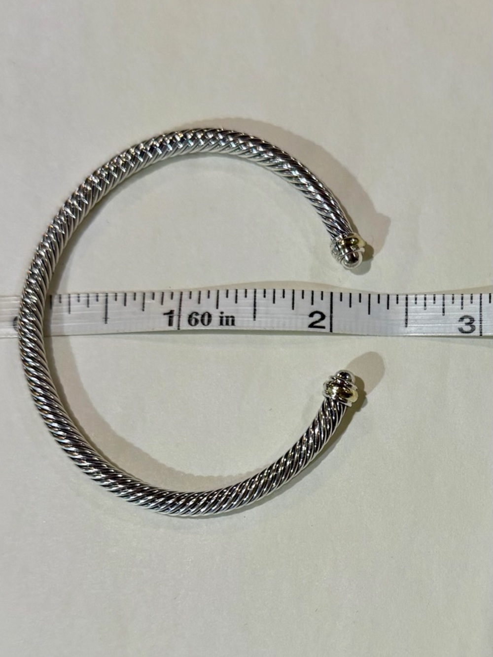❤️ David Yurman 4mm Classic Cable Bracelet - Picture 9 of 10